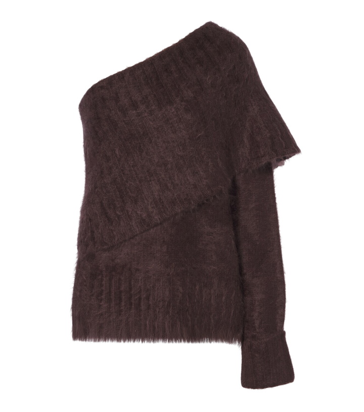 Photo: Joseph Parwich one-shoulder cashmere sweater