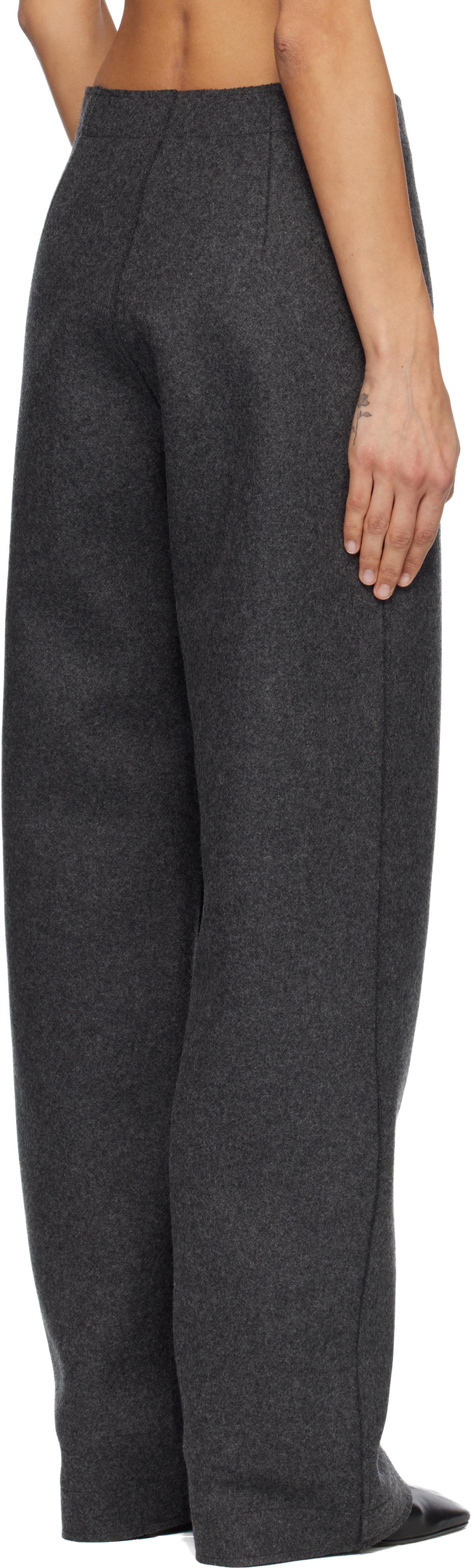 MARIE ADAM-LEENAERDT Gray Base Classic Trousers