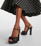 Dolce&Gabbana Satin platform sandals