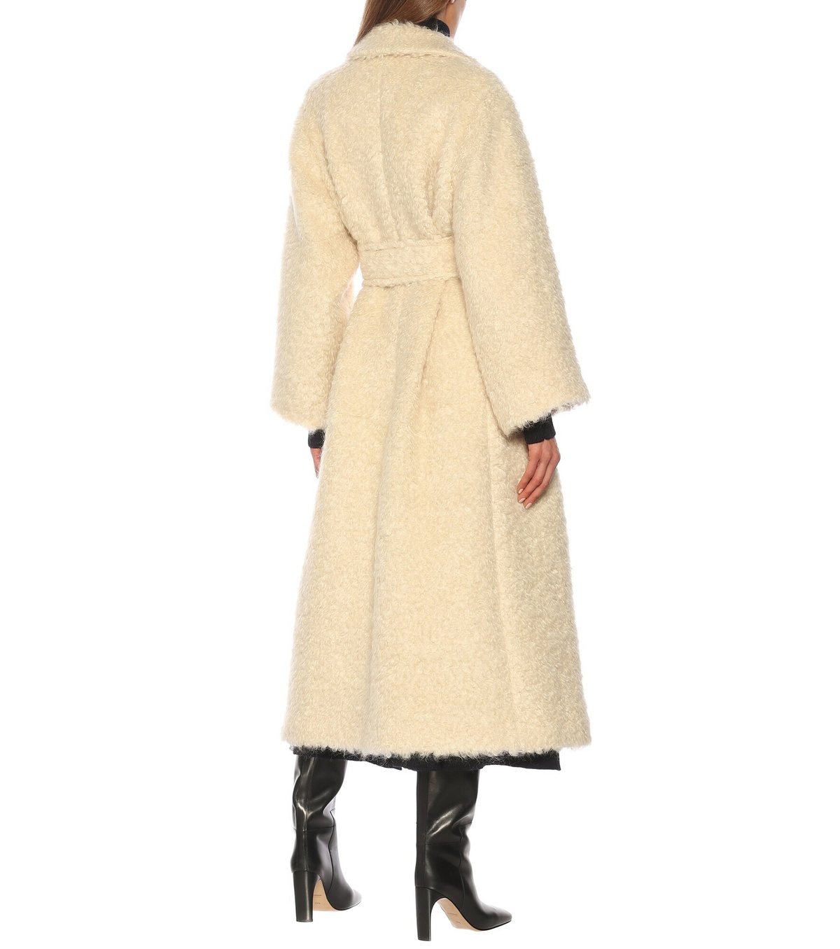 Jil Sander Belted mohairblend coat Jil Sander