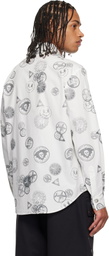 Chopova Lowena White Stamped Shirt
