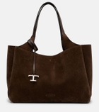 Tod's Apa Large leather suede tote bag
