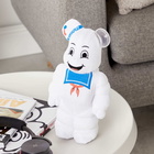 Medicom STAY PUFT MARSHMALLOW MAN COSTUME Be@rbrick in White 400%