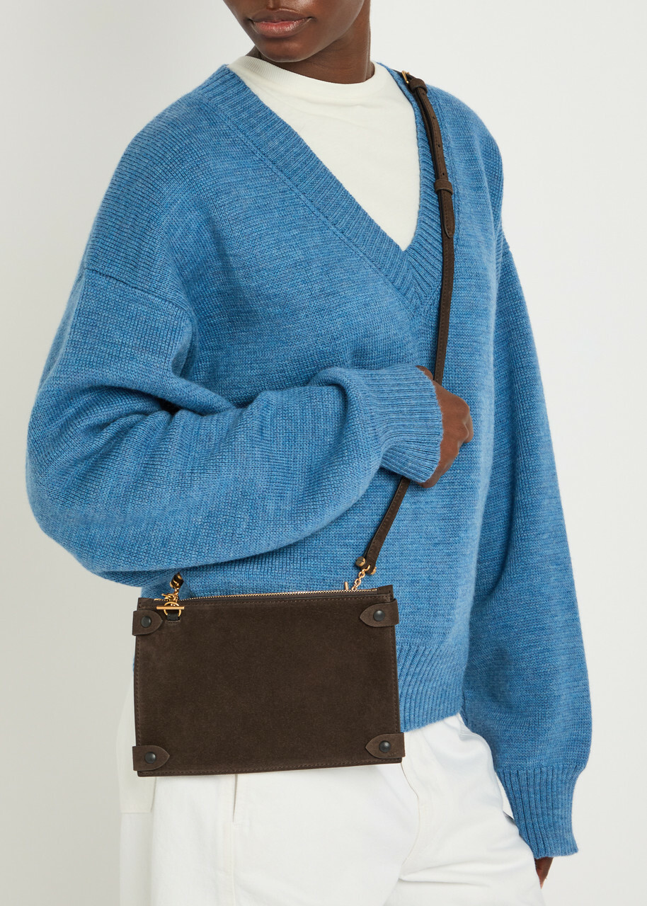 Metier Cala 42 Suede Tote bag - Chocolate - One Size