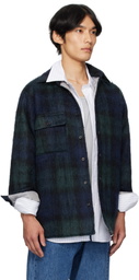 Bless Navy & Green N°80 Woodhacker Shirt Jacket