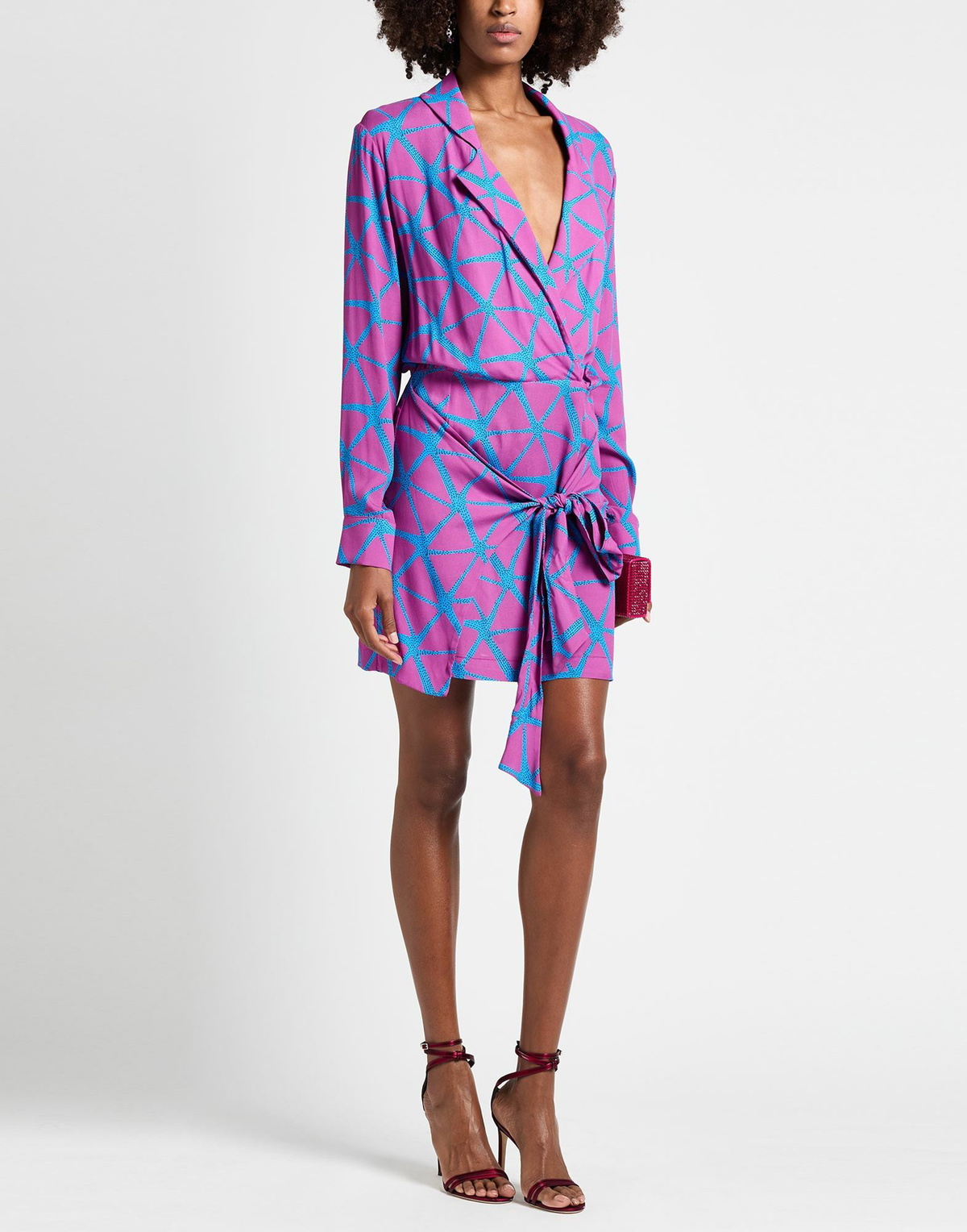 Jijil Womens Mini dress Mauve