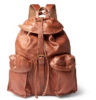 RRL - Riley Leather Backpack - Men - Tan