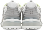Givenchy White & Grey GIV 1 TR Sneakers