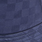 Lite Year Tonal Check Japanese Dobby Bucket Hat in Navy