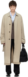 Maison Margiela Beige Belted Trench Coat