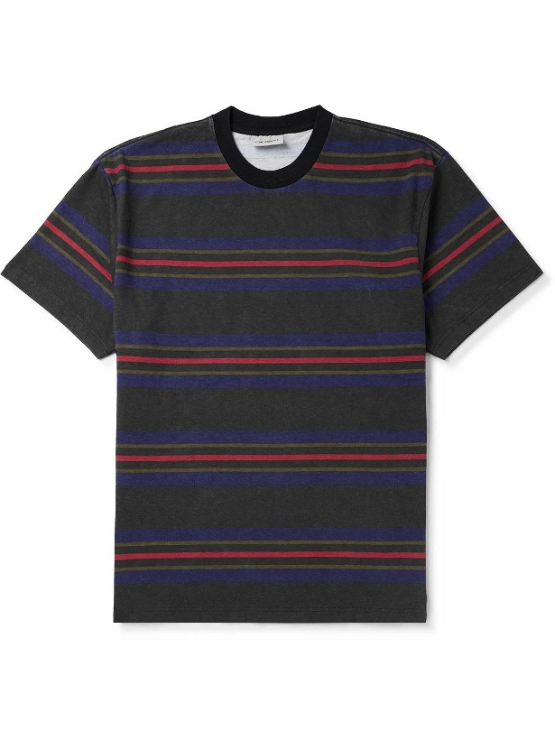 Photo: Carhartt WIP - Oregon Striped Cotton-Jersey T-Shirt - Black