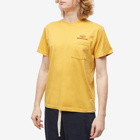 Battenwear Men's Team Pocket T-Shirt in Mustard