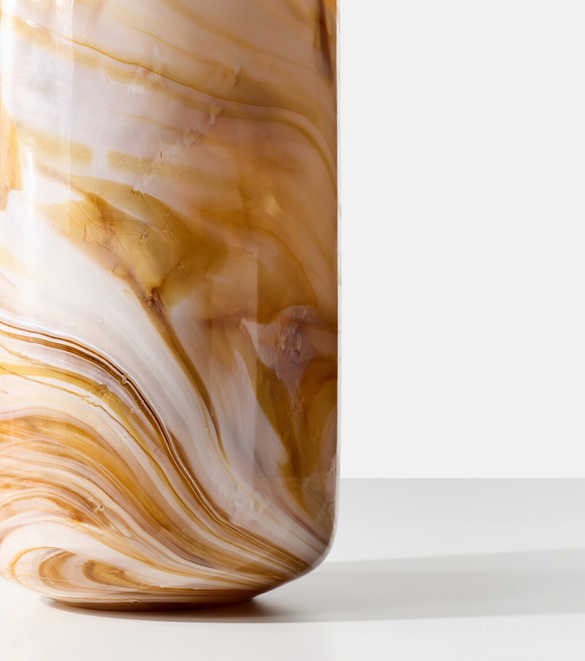 Polspotten Marbled Large glass vase