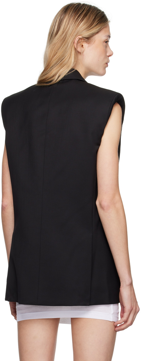 WARDROBE.NYC Black Double-Breasted Vest