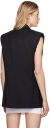 WARDROBE.NYC Black Double-Breasted Vest