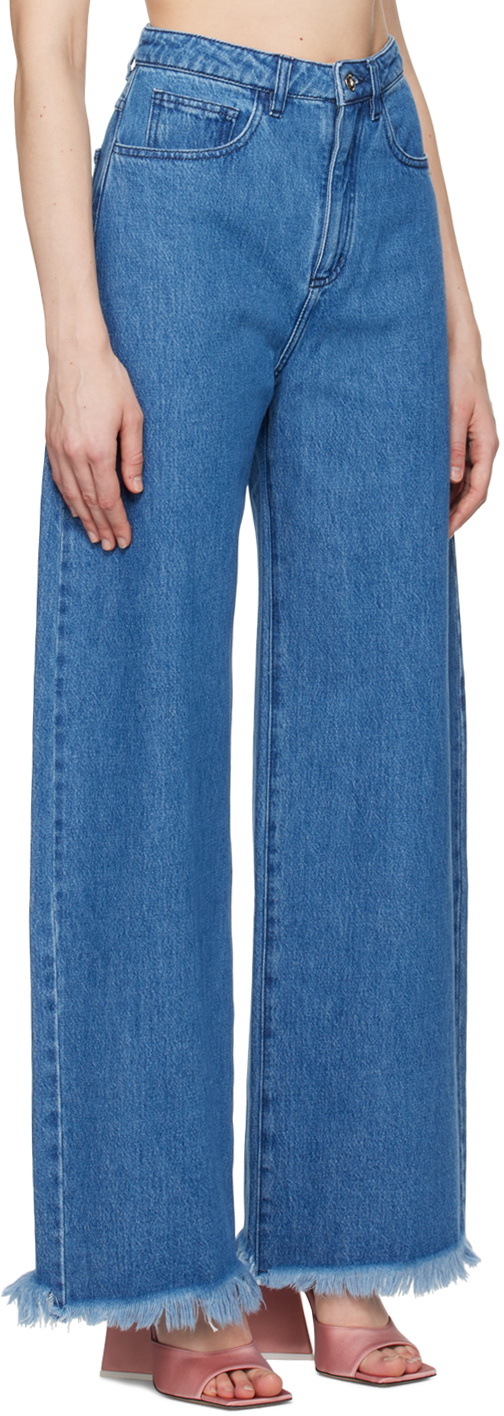 Marques Almeida Blue Boyfriend Jeans