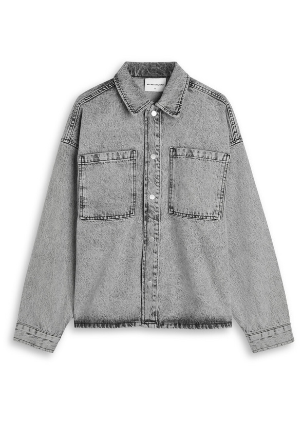 Photo: Mki Miyuki Zoku Denim Overshirt Jacket Black
