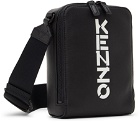 Kenzo Black Logo Messenger Bag