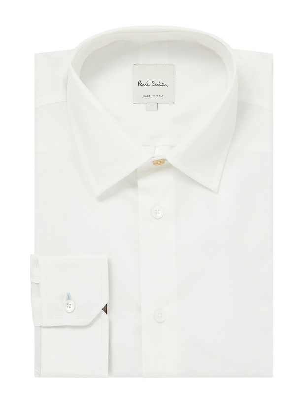 Photo: Paul Smith - Cotton-Poplin Shirt - White