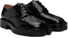 Maison Margiela Black Tabi Lace-Up Derbys