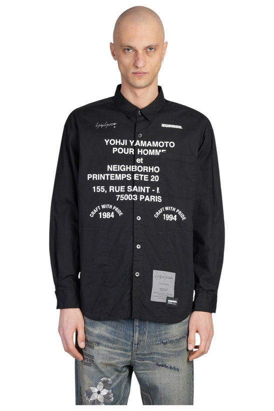 Photo: Yohji Yamamoto Shirt In Black Cotton