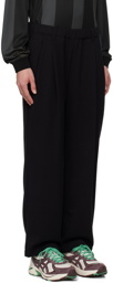 Dime Black Pleated Trousers