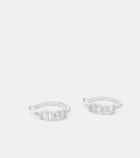 Miu Miu Logo crystal-embellished earrings