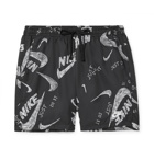 Nike - Logo-Print Shell Shorts - Black
