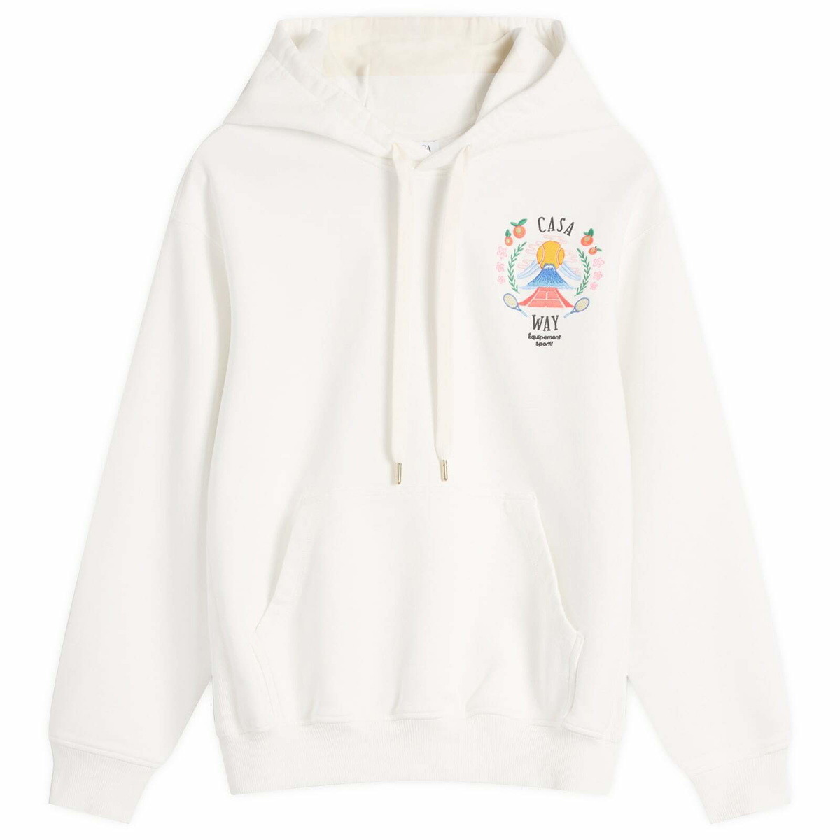 Casablanca Women's Embroidered Hoodie in Casa Way Mountain