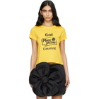 Marc Jacobs Yellow Summer Femme T-shirt