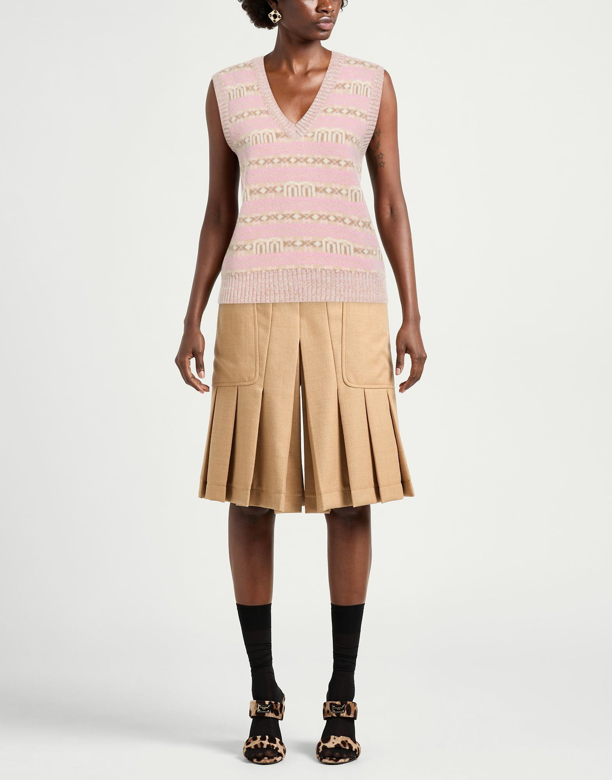 Maje Womens Sweater in Beige