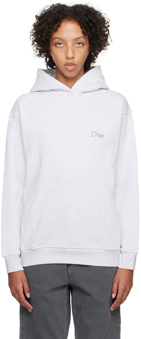 Dime Gray Classic Hoodie Dime