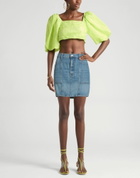 Mother Womens Denim skirt in Blue