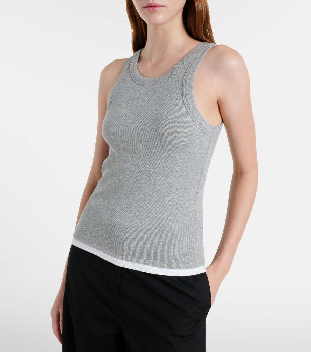 Velvet Orion ribbed-knit tank top