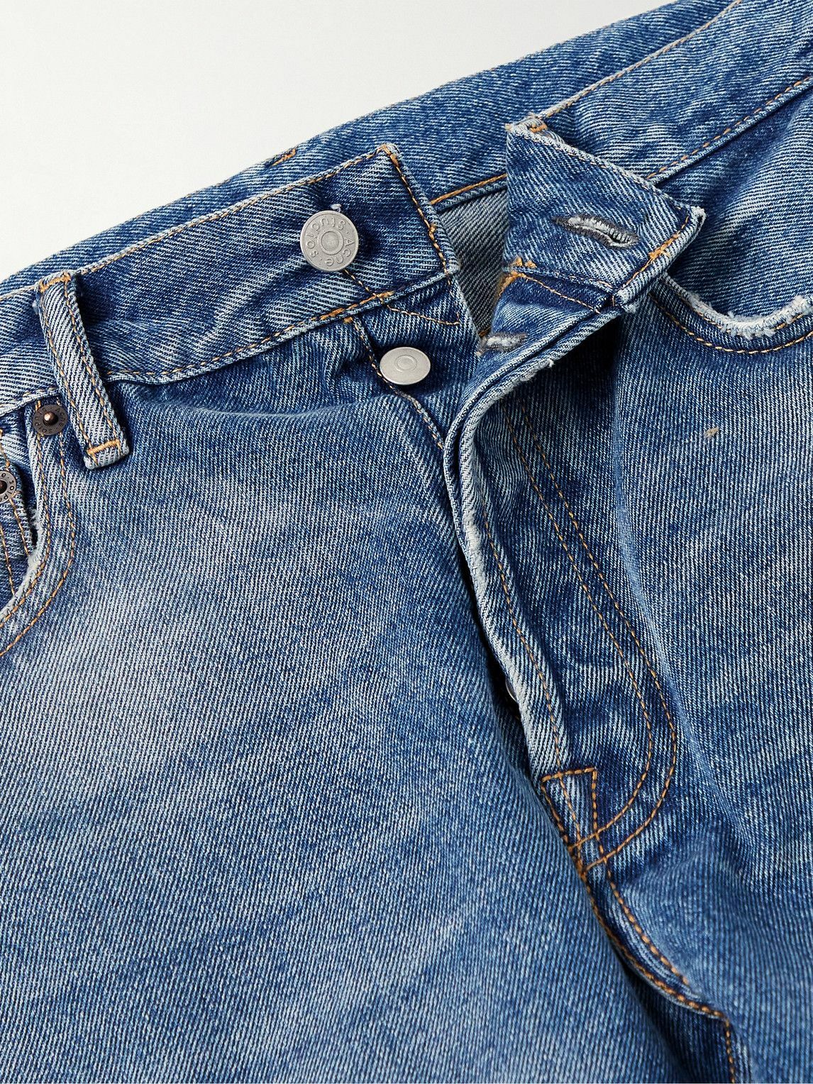 Acne Studios - 1992M Straight-Leg Distressed Jeans - Blue