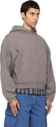 ERL Taupe Heathered Hoodie