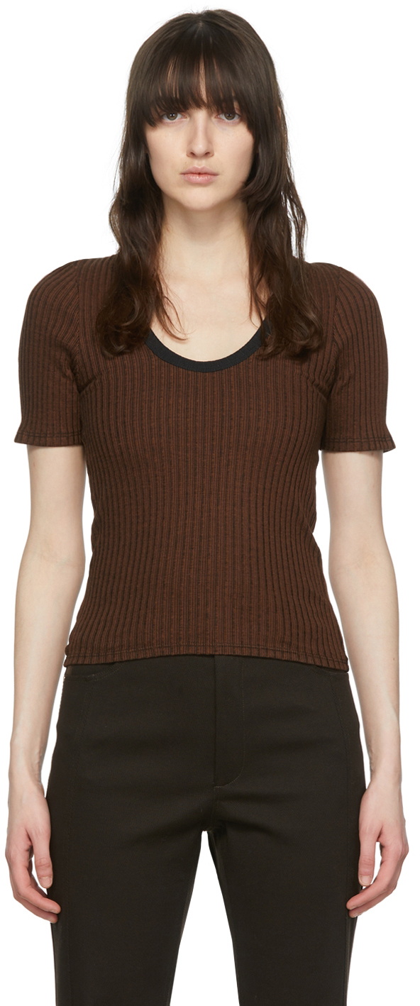 Maiden Name SSENSE Exclusive Brown Ashely T-Shirt