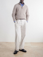 William Lockie - Wool Half-Zip Sweater - Neutrals