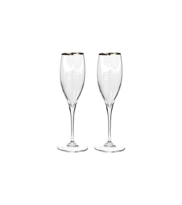 Photo: Balenciaga - Set of two champagne glasses