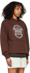 Museum of Peace & Quiet Brown Cotton Hoodie