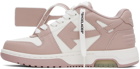 Off-White White & Pink Out Of Office Sneakers