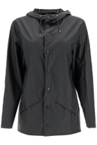 RAINS unisex rain jacket Black