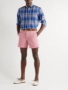 Sid Mashburn - Slim-Fit Garment-Dyed Cotton-Twill Shorts - Pink