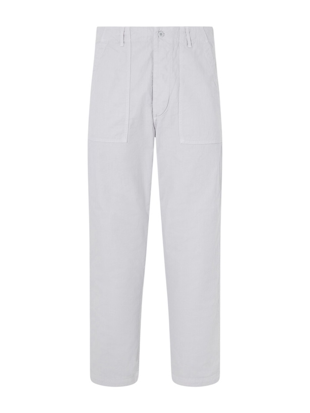 Photo: OrSlow - Serge Straight-Leg Cotton-Twill Trousers - White
