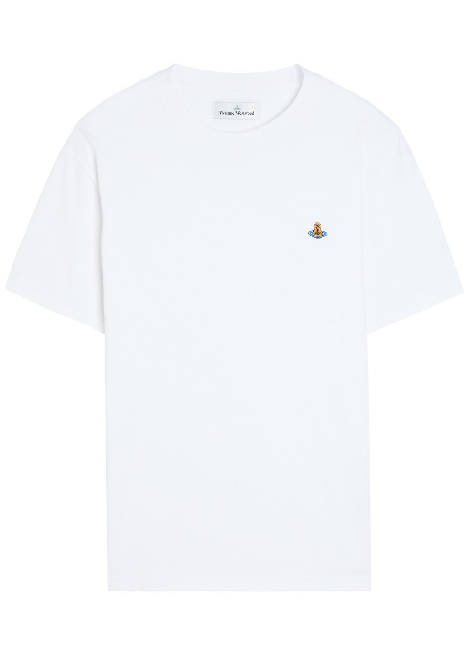Vivienne Westwood Classic Logo Stretch-cotton T-shirt White