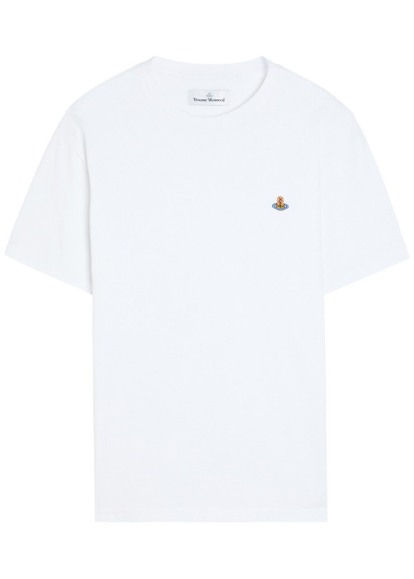 Photo: Vivienne Westwood Classic Logo Stretch-cotton T-shirt White