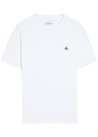 Vivienne Westwood Classic Logo Stretch-cotton T-shirt White