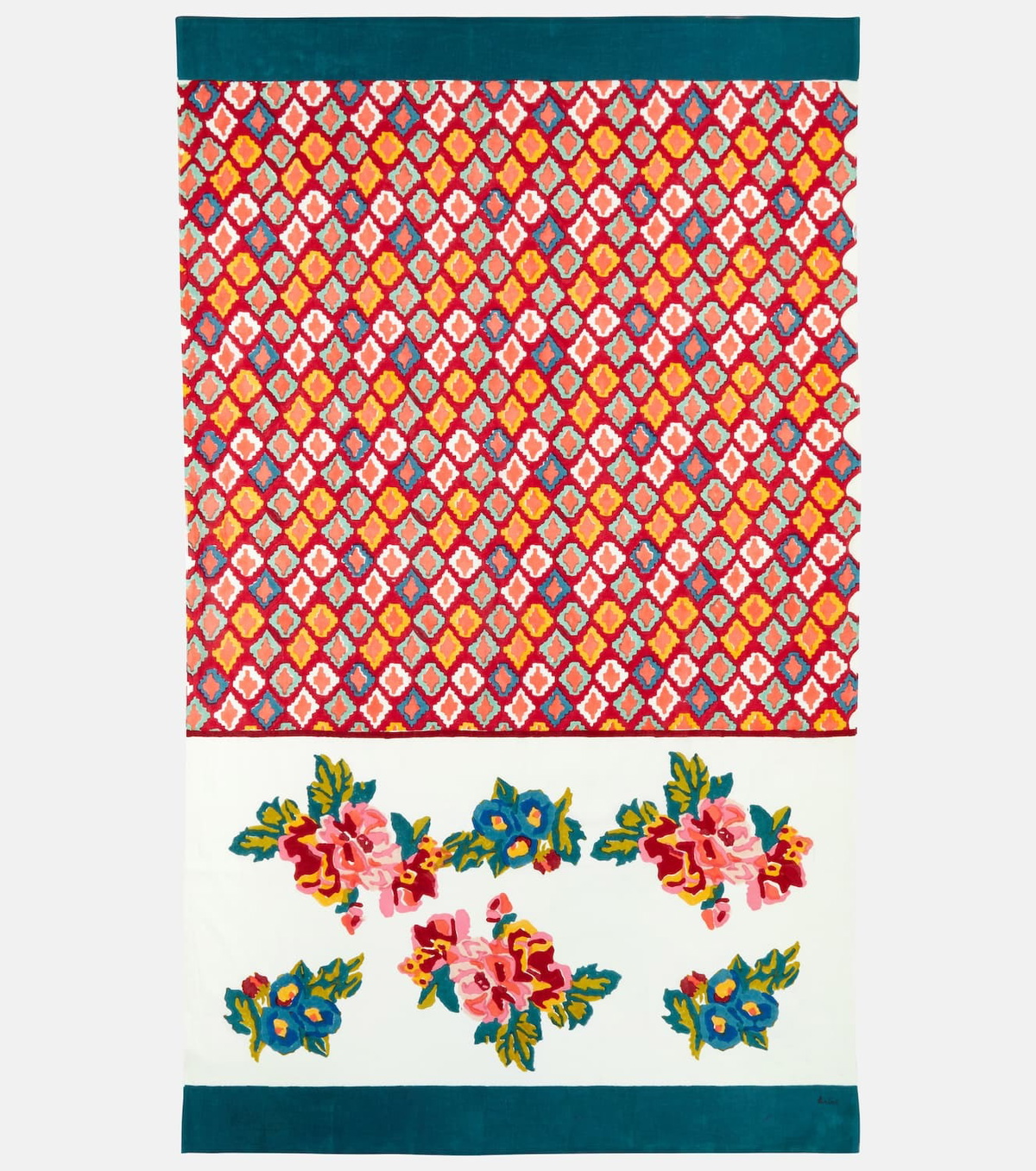 Lisa Corti Lisa Bouquet muslin beach towel