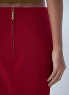 Saint Laurent Pencil Skirt In Smooth Weave