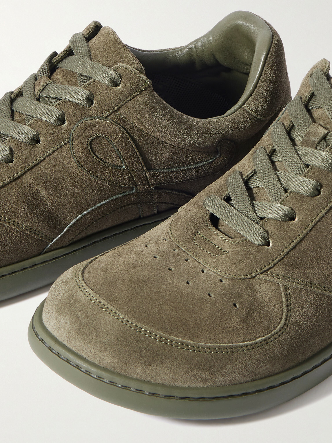 LOEWE - Jambo Suede Sneakers - Green